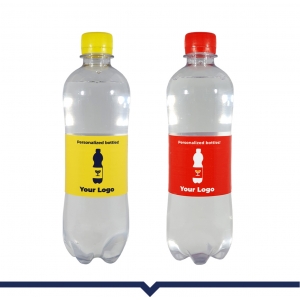Bruisend water met smaak met eigen etiket - 500 ml Bruisend water met smaak met eigen etiket - 500 ml